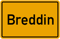 Ortsschild von Gemeinde Breddin in Brandenburg