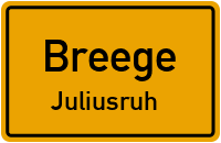 Parkweg in BreegeJuliusruh