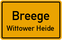 Wilhelm-Pieck-Allee in BreegeWittower Heide