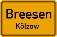 Straßen in Breesen Kölzow