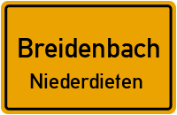 Straßenverzeichnis Breidenbach Niederdieten