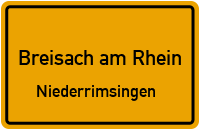 Steinacher Weg in 79206 Breisach am Rhein (Niederrimsingen)