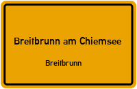 Kitzinger Straße in 83254 Breitbrunn am Chiemsee (Breitbrunn)
