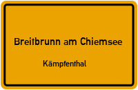 Straßenverzeichnis Breitbrunn am Chiemsee Kämpfenthal