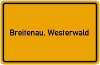 City Sign Breitenau, Westerwald