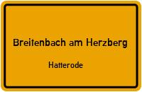 Herzberger Weg in Breitenbach am HerzbergHatterode