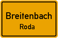 Straßen in Breitenbach Roda