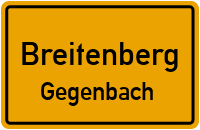 Gegenbachstr. in BreitenbergGegenbach