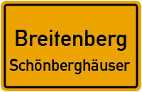 Straßen in Breitenberg Schönberghäuser