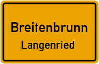 Gewerbestraße in BreitenbrunnLangenried
