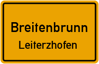 Straßenverzeichnis Breitenbrunn Leiterzhofen