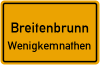 Straßenverzeichnis Breitenbrunn Wenigkemnathen