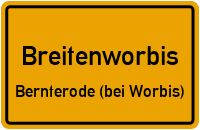 Am Förderturm in BreitenworbisBernterode (bei Worbis)