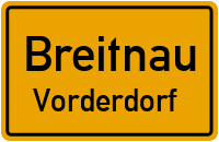Bergackerweg in BreitnauVorderdorf
