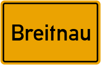 Ortsschild von Gemeinde Breitnau in Baden-Württemberg