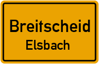 Elsbacher Straße in BreitscheidElsbach