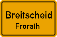 Wiesenstraße in BreitscheidFrorath