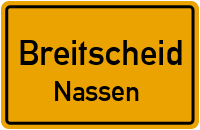 Tannenstraße in BreitscheidNassen