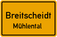 Talstraße in BreitscheidtMühlental