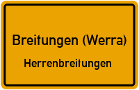 Hauptstraße in Breitungen (Werra)Herrenbreitungen