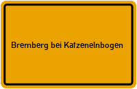City Sign Bremberg bei Katzenelnbogen