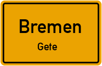 Straßenverzeichnis Bremen Gete