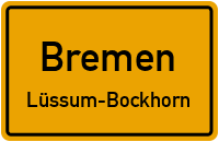 Lehmhorster Straße in BremenLüssum-Bockhorn
