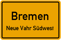 Straßenverzeichnis Bremen Neue Vahr Südwest