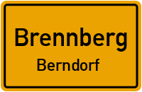 Straßenverzeichnis Brennberg Berndorf
