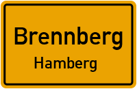 Straßenverzeichnis Brennberg Hamberg