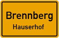 Straßenverzeichnis Brennberg Hauserhof