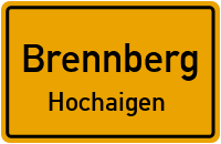Straßenverzeichnis Brennberg Hochaigen