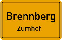 Postfeldener Straße in BrennbergZumhof