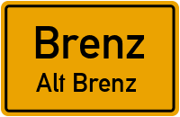 Friedensstraße in BrenzAlt Brenz