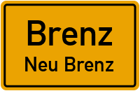 Schusterstraße in BrenzNeu Brenz