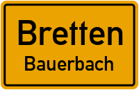 Lange Wand Weg in BrettenBauerbach