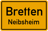 Rettungsweg in 75015 Bretten (Neibsheim)
