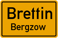 Straßen in Brettin Bergzow