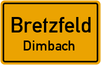 Straßenverzeichnis Bretzfeld Dimbach