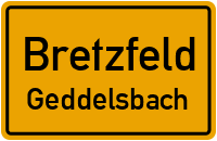 Straßenverzeichnis Bretzfeld Geddelsbach