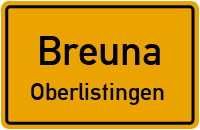 Straßenverzeichnis Breuna Oberlistingen