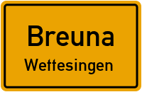 Straßenverzeichnis Breuna Wettesingen