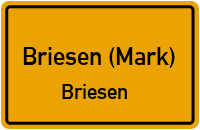 Müllroser Straße in Briesen (Mark)Briesen