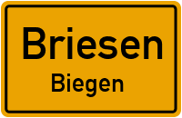 Friedensstraße in BriesenBiegen