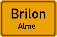 Schloßstraße in BrilonAlme