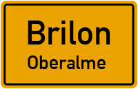 Schwarze Brücke Weg in BrilonOberalme