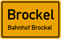 Kirchstraße in BrockelBahnhof Brockel