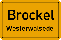 Bahnhofstraße in BrockelWesterwalsede