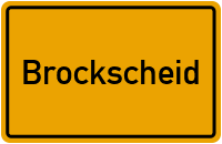 City Sign Brockscheid
