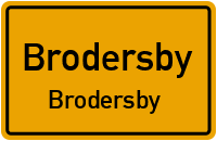 Alte Landstraße in BrodersbyBrodersby